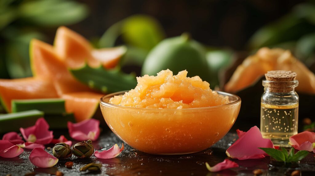 mashed _papaya