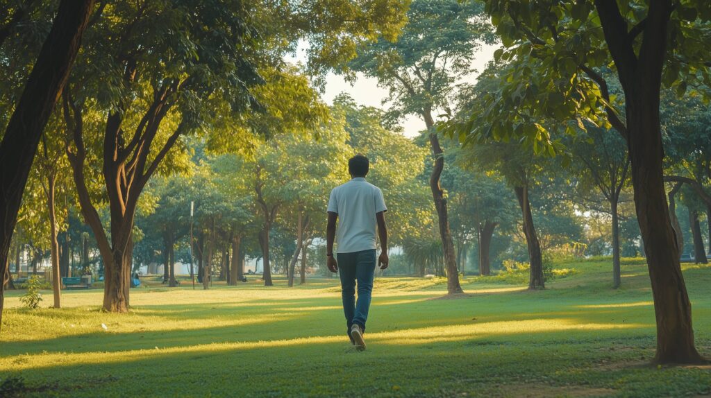 connect with nature for detox