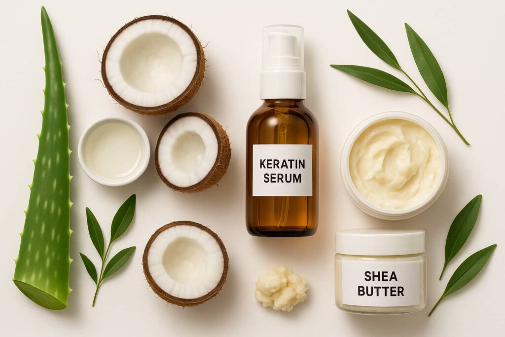 Protein Treatments vs. Moisture Masks 6 natural haircare ingredients aloe coconut