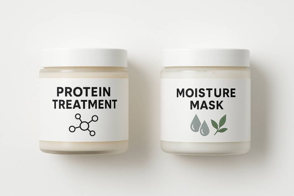 Protein Treatments vs. Moisture Masks 1 protein vs moisture hair treatment comparison